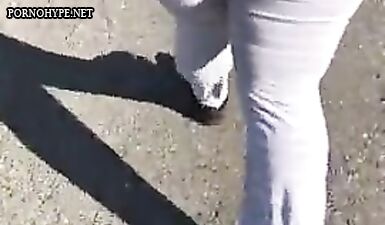 Пышка с огромной жопой на скрытой камере: жесткое порно для ценителей!