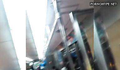 Скрытая камера: Пикап в метро и секс с сучкой с огромными сиськами